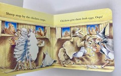 Sheep Trick or Treat by Nancy Shaw E. 1997 Halloween Board Book 5” X 5” 26 Pages