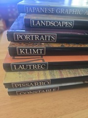 7 Books: Japanese Graphic Art, Landscapes, Portraits, Klimt, Pissarro, Lautrec