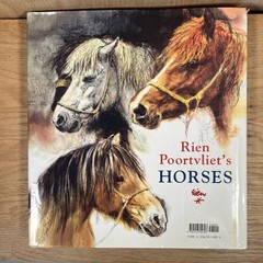 Rien Poortvliet’s Horses Book First Edition 1978 Hardcover with DJ Very Good