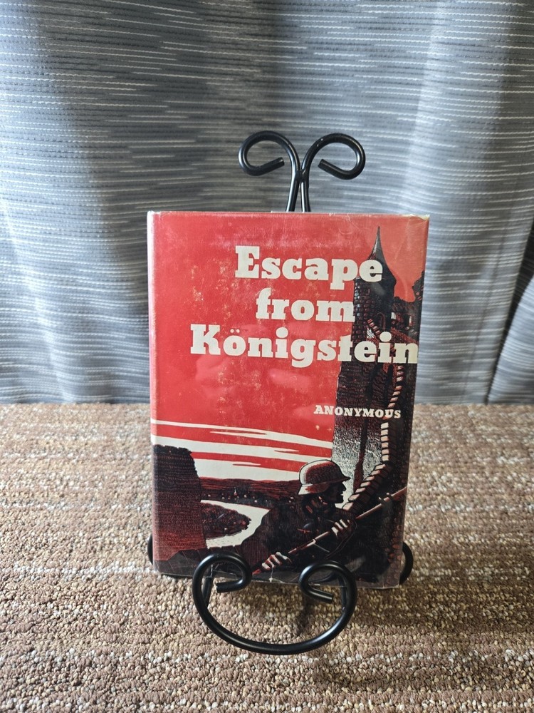 Escape From Konigstein Anonymous Hardcover Book WWII POW Escape Story Rare
