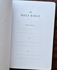ESV Large Print Compact Bible, Red Letter (Buffalo Leather, Deep Brown) NEW