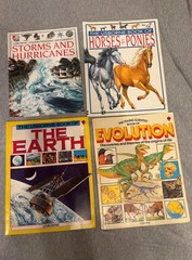 LOT of Vintage Usborne Books Science Guides 1990s Children’s Books x 12