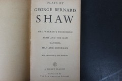 Plays George Bernard Shaw 1960 First Printing Signet Classic Drama Vintage PB