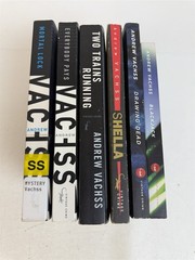 Andrew Vachss Lot 6 Blackjack Drawing Dead Shella Two Trains Running + 2 Story