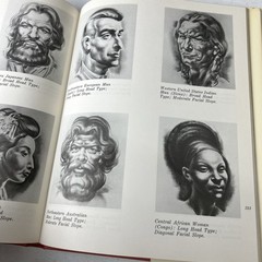 Drawing the Human Head Burne Hogarth 300 Illustration Hardcover Book 4 Printing