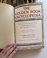 Vintage 1959/1960 The GOLDEN Book Encyclopedia Set Vol 1-4, 6,7, 9,10, 12-14,16