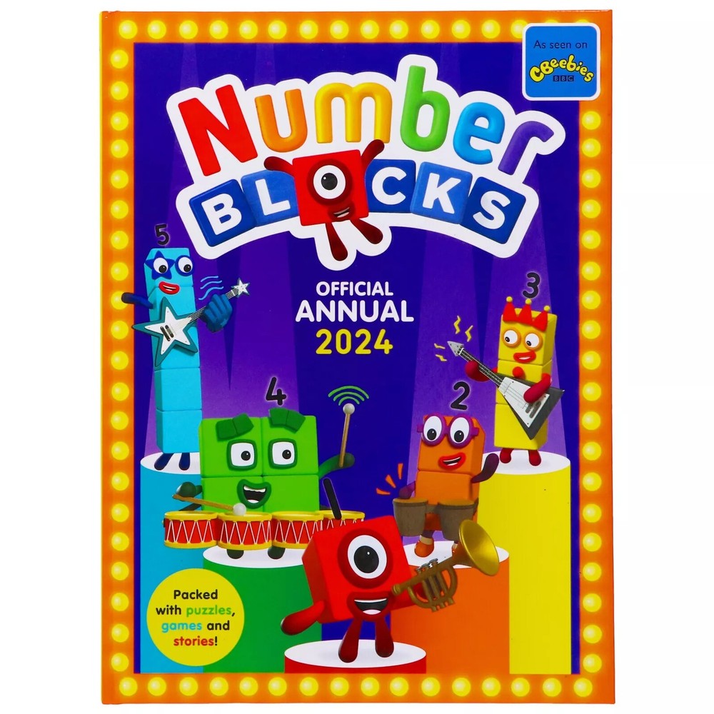 Numberblocks Annual 2024 – Ages 4+ – Hardback – By Sweet Cherry Publishing