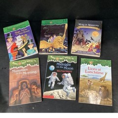 Magic Tree House Book Lot, Mary Pope Osborne 24 Paperbacks Merlin Missions Mixed