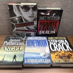 James Patterson Book Bundle Of 5 Mixed Books Fiction Crime Thriller Hardback