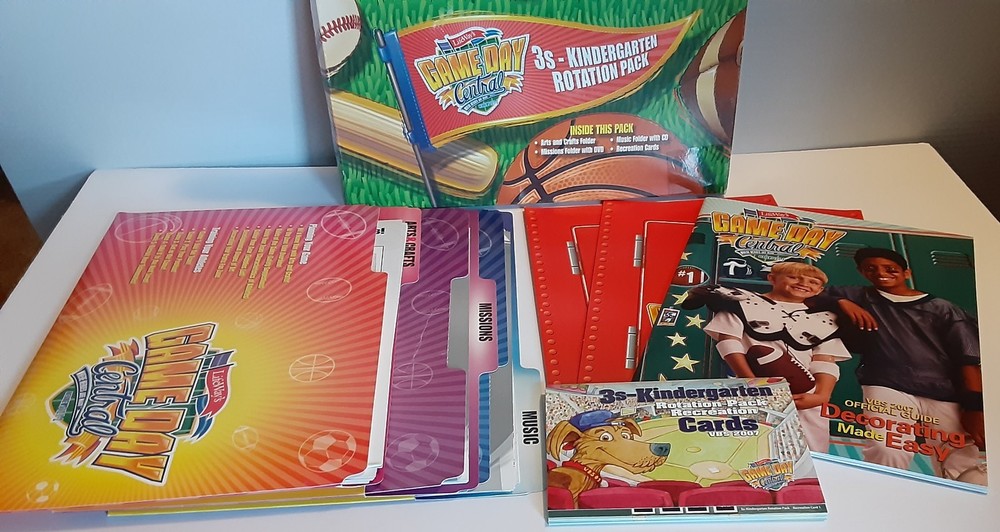 Lifeway’s Game Day Central 2007 VBS 3s Kindergarten Rotation Pack DVD/CD/CD-Rom