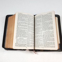 Holy Bible Pronouncing National Bible Press Undated Leather Authorized KJV