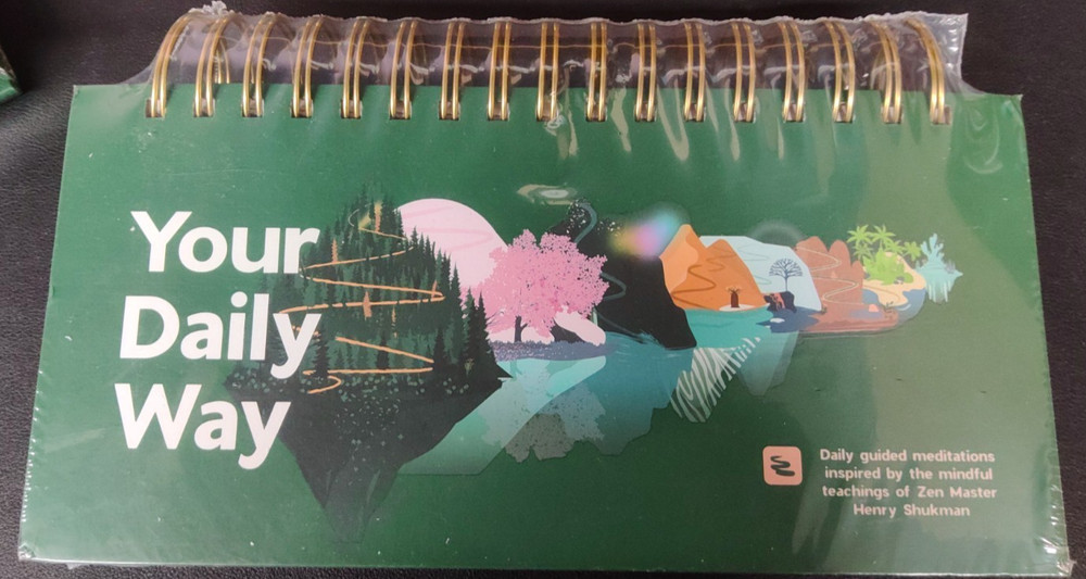 Your Daily Way Guided Meditations Book from Zen Master Henry Shukman New Sealed