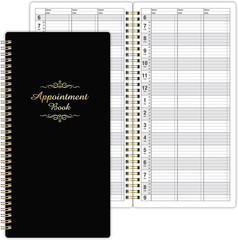 3 Column Appointment Book – Daily and Hourly Schedule Book with 200 Pages