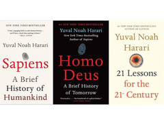 Yuval Noah Harari 3 Book Set Collection: Sapiens, Homo Deus & 21 Lessons English