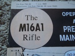 Will Eisner 1969 Vietnam M16A1 Rifle Operation Maintenance Manual AR Type