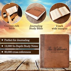 Personalized ESV Family Bible, ESV Journaling Study Family Bible, Wedding Gifts