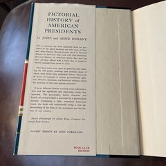 Pictorial History of American Presidents by John & Alice Durant (1955 HC BCE)