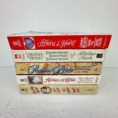 Lot of 5 Historical Romance Paperback Novels Multiple Titles & Authors