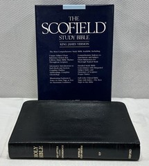 Scofield Holy Bible Red Letter Concordance Study System KJV Oxford 291RL Black