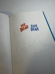 He Bear, She Bear Stan & Jan Berenstain HC Bright & Early 1974 1st Edition!
