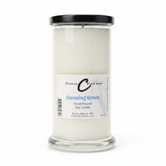 Amazing Grace Soy Candle – 22 oz. Status Jar