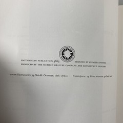 ART TREASURES OF TURKEY Circulated by the Smithsonian Institution 1966- 1968. PB