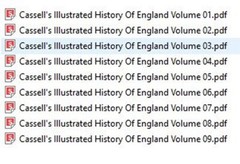 CASSELL’S ILLUSTRATED HISTORY OF ENGLAND 9 Unique Volumes On USB Flash Drive