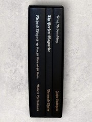 Richard Wagner Time Life Records 3 Volume Special Edition Book Set 1972 Opera