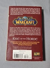 Rare World of Warcraft: Rise of the Horde by Christie Golden WOW Fantasy PB 2007