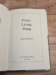 Every Living Thing James Herriot Hardcover First Edition 1st print 1992 Like New