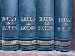 1883 ROLLO’S TOUR IN EUROPE by Jacob Abbott Box Set of 10 Books EX