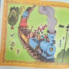 Vintage 1960s Little Engine That Could Book Watty Piper 1961 Platt & Munk NY