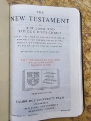 Cambridge KJV Cameo New Testament Psalms Bible Morocco Leather RARE LNIB L@@K🌟