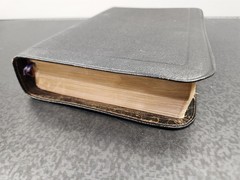 Dickson KJV New Analytical Indexed Bible Genuine Morocco Black Leather 1966