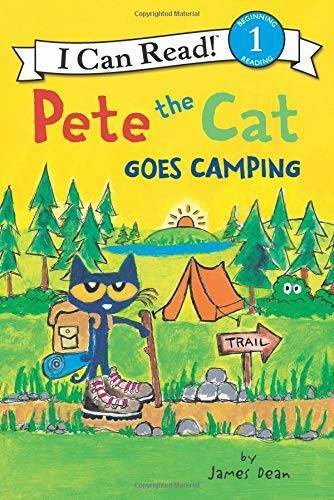 Pete the Cat Goes Camping (I Can Read Level 1) – Paperback By Dean, James – GOOD