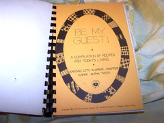 „Be Our Guest! RSVP Theta Cooks” cookbook, Kappa Alpha Theta sorority, KC alum