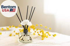 Reed Diffuser Set 6.7Oz (200Ml) Jasmine Scented Diffuser with Sticks Home Fragra