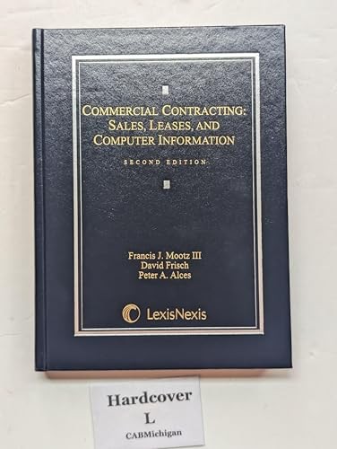 Commercial Contracting: Sales, – GOOD