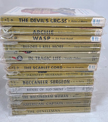 Vintage 1950s Pocket Books Cardinal Edition Lot – 23 Gold Spine Paperbacks – GC