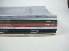 Set Of 9 Dress Journals From The Costume Society Of America 1990s 2000s