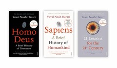 Yuval Noah Harari Books Set (Sapiens, Homo Deus, 21 Lessons for 21st Century…