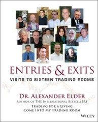 Entries & Exits: Visits to 16 Trading Rooms (Wiley Trading) – Hardcover – GOOD