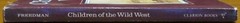 1983 Children of the Wild West by Russell Freedman SIGNED H/C D/J 104 Pages