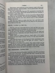 Final Judgment Michael Collins Piper 1995 Third Edition JFK Assassination