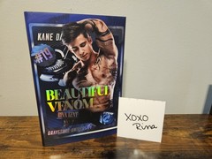 Beautiful Venom by Rina Kent Baddies Book Box Hockey Romance & Foiled Bookplate
