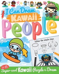 I Can Draw Kawaii People by Ksenya Savva Paperback Book