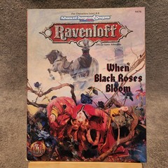 When Black Roses Bloom Ravenloft #9476 AD&D Dungeons and Dragons – with map