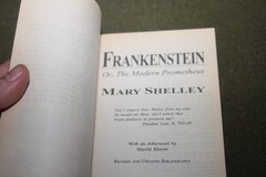 Frankenstein by Mary Shelley 1983 PB 37th Print Signet Classic