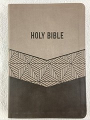 KJV Holy Bible Thomas Nelson Version Book King James Brown Leathersoft