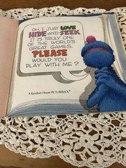 Vintage 1976 CTW Sesame Street Hide & Seek Grover Book Children